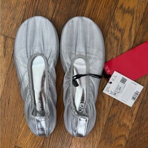 Mango silver ballet flats - NWT - Must go 7/1